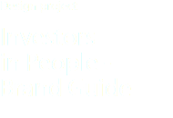 Design project Investors in People -Brand Guide