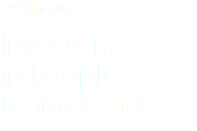 Design project Investors in People -Brand Guide