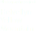 Photography project Helvellyn Yellow Mountain